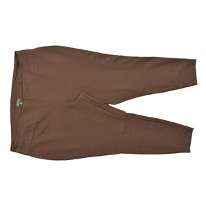 Wonderly Plus Size 3X Root Brown Core Bottoms Slim Fit Pull On Pants Rayon NWT